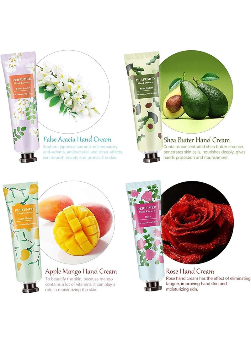 CLENEA 10 Pack Hand Cream Gift Set, Fruits Fragrance Hand Cream, Plant Fragrance Hand Cream, Travel Size Hand Cream, Deeply Hydrating and Nourishing Non-Greasy, For Men And Women, 30ml - Image 2